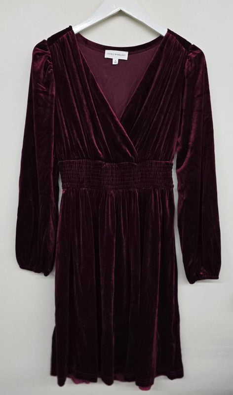 Amelia velvet dress