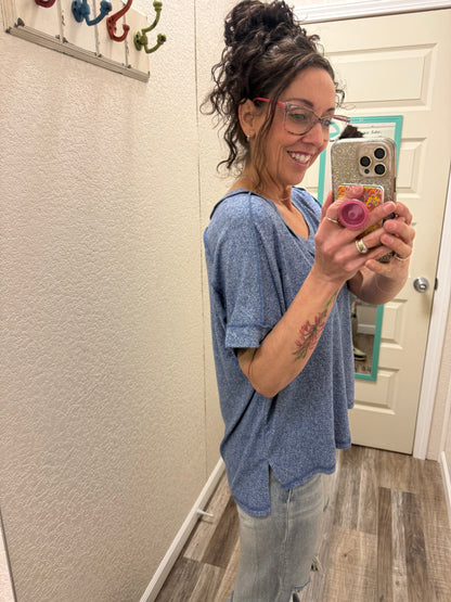 Melanie Vneck Top