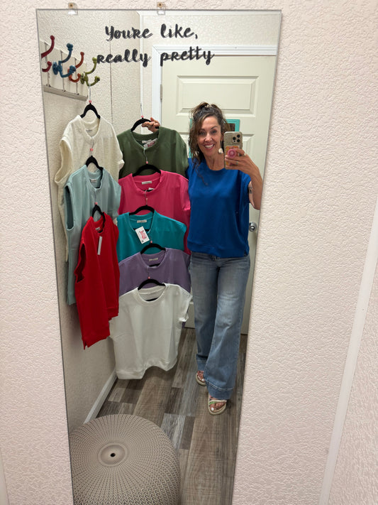 Lucie Scrumptious Short Sleeve Top