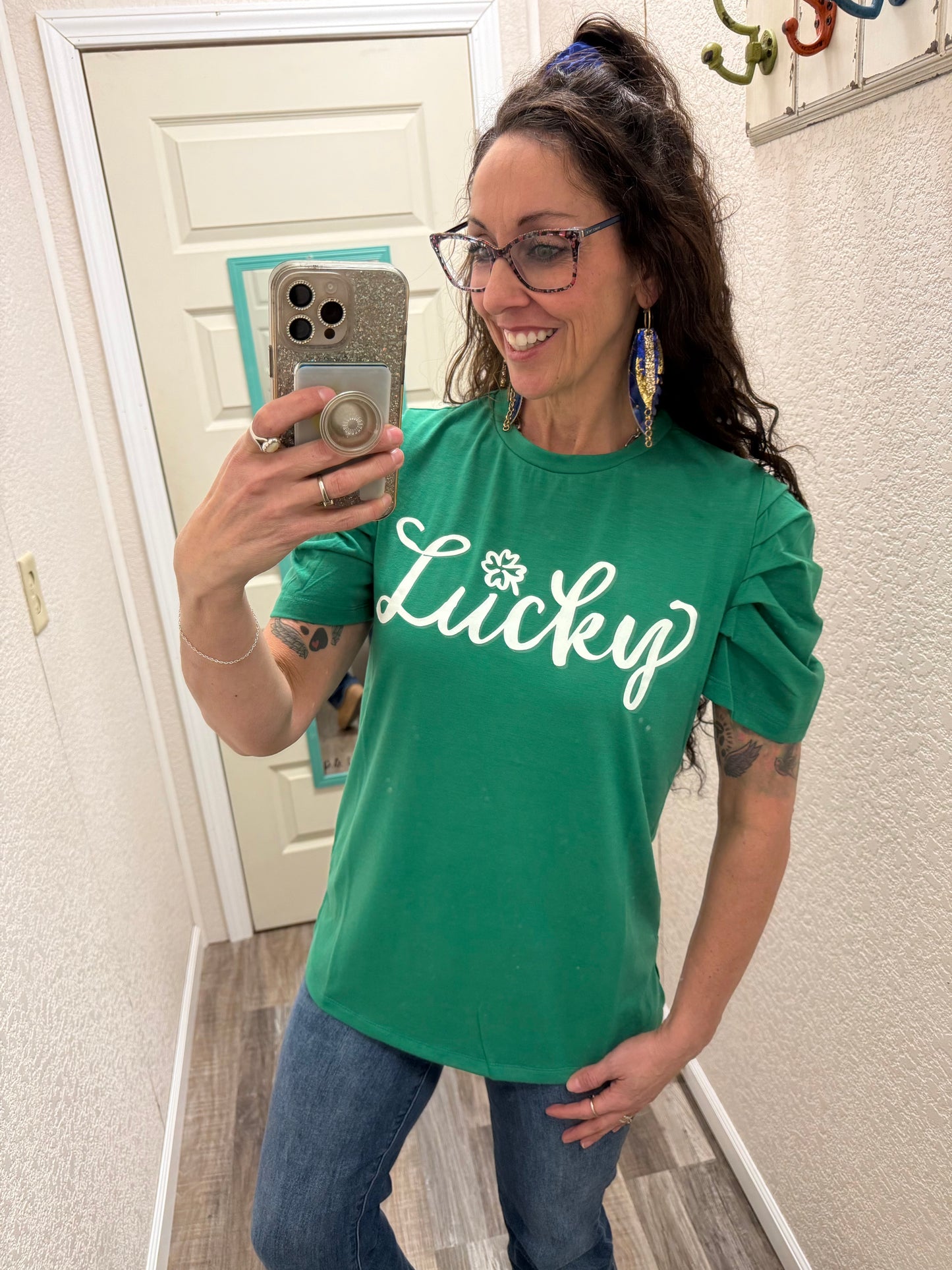 Lucky Irish Princess Sleeve Top