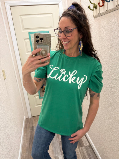 Lucky Irish Princess Sleeve Top