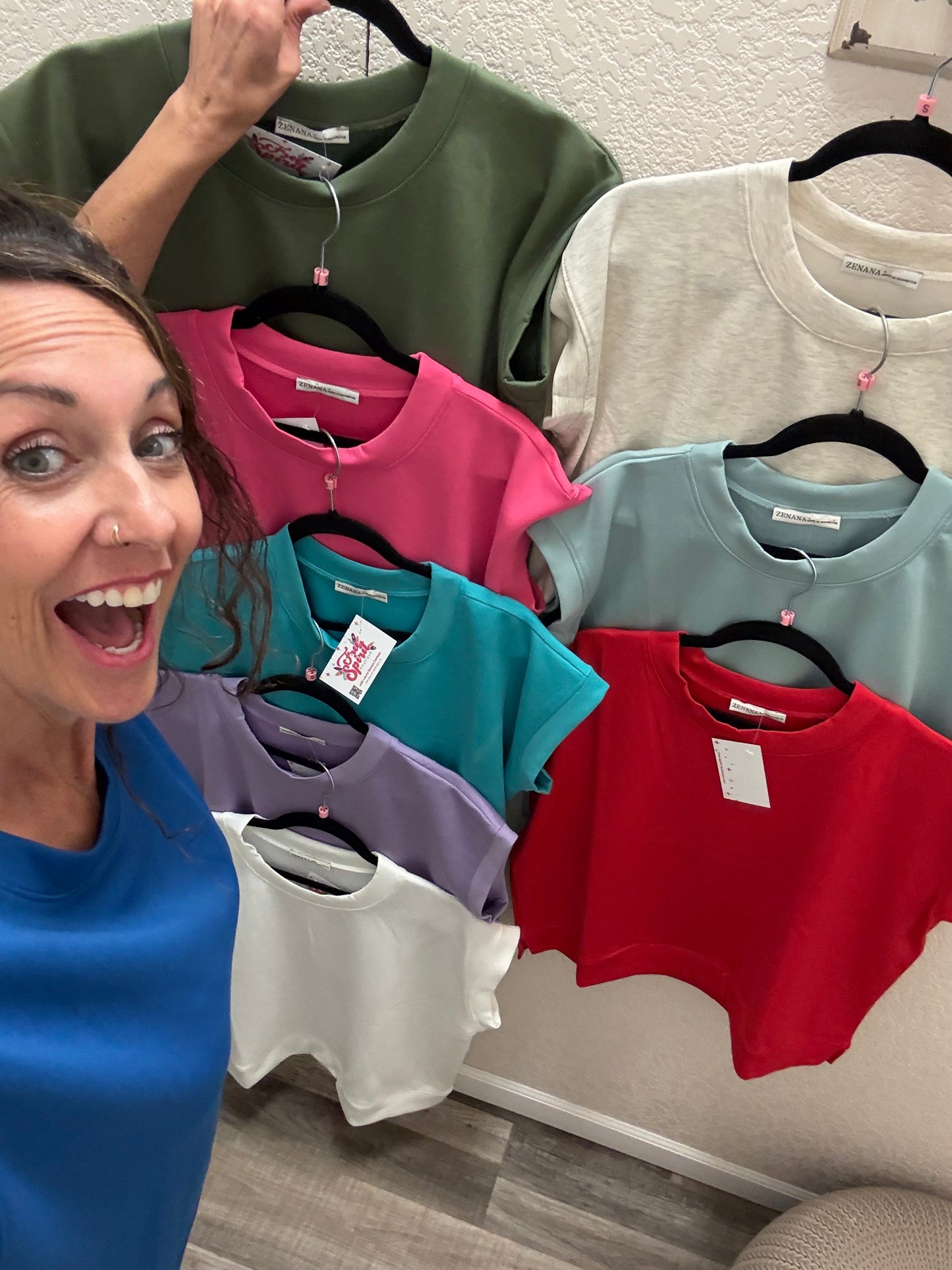 Lucie Scrumptious Short Sleeve Top