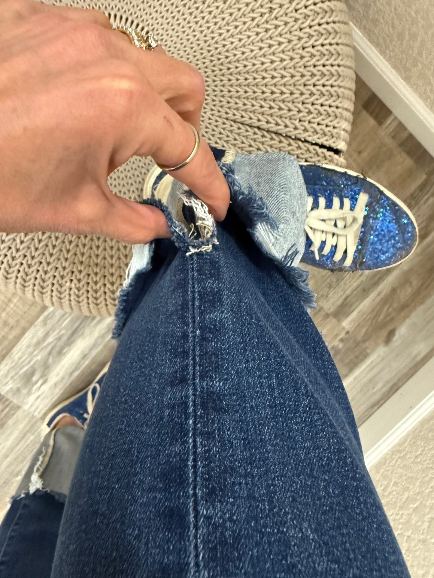 Tic Tac Toe Slim Straight Cuffed With Tac Mica Jeans PreOrder ETA 12/29