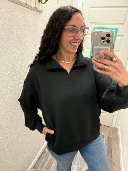 Sadie Scuba 1/2 Zip Pullover