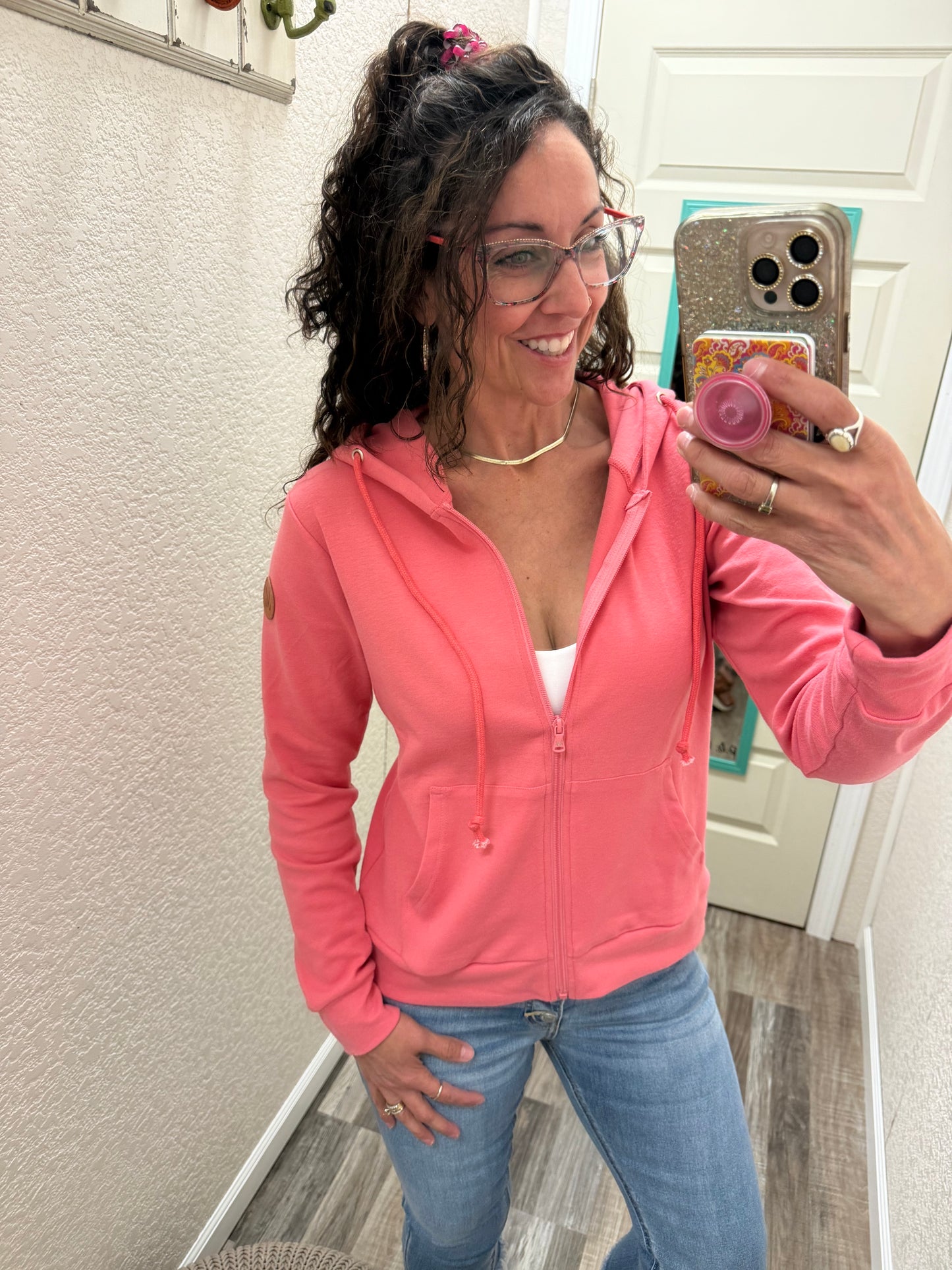 Fullzip Hoodie - Coral