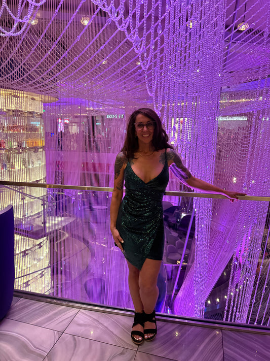 Ga Ga Gorgeous Green Cocktail Dress