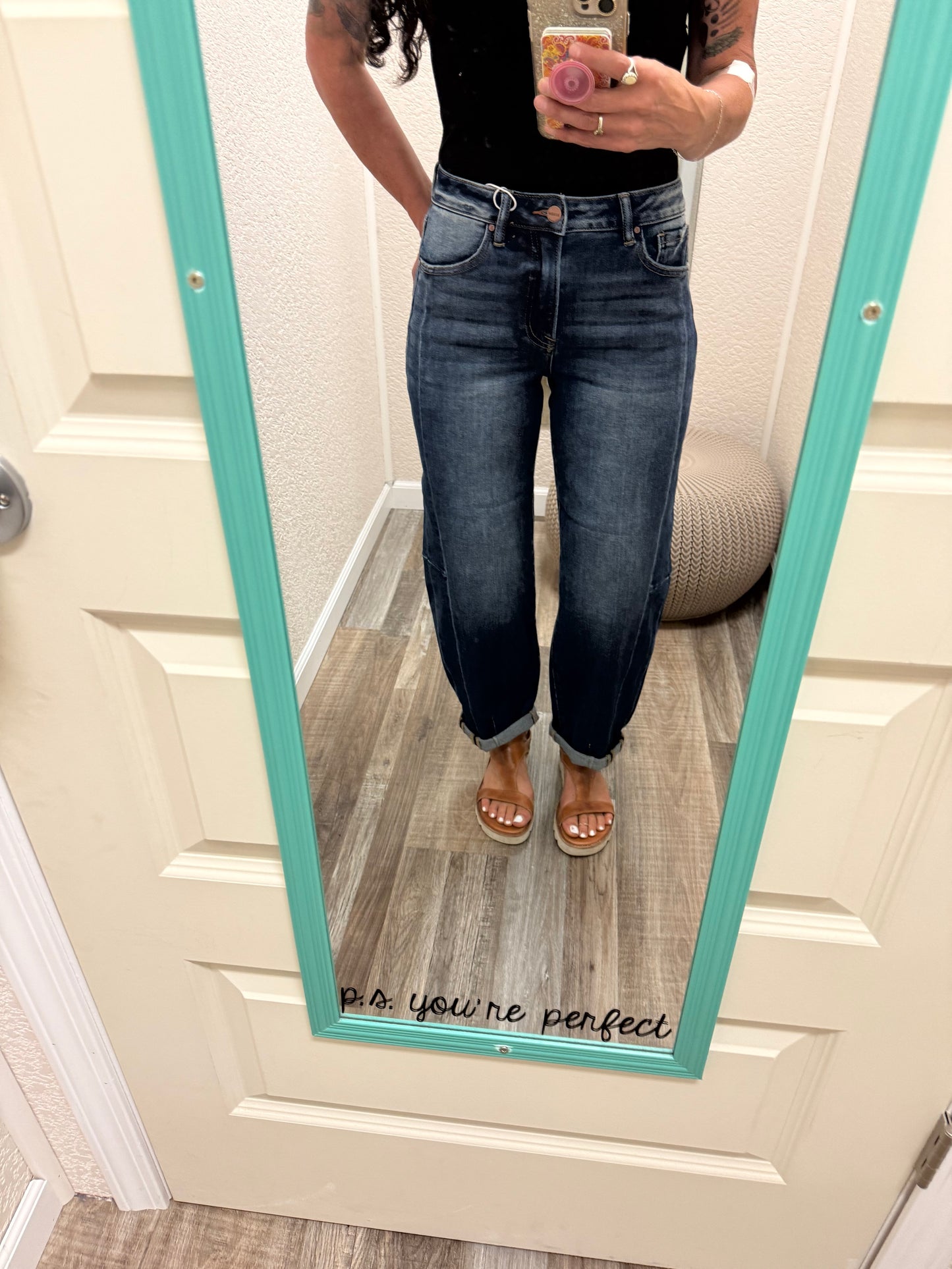 Betsy Barrel High Rise Risen Jeans