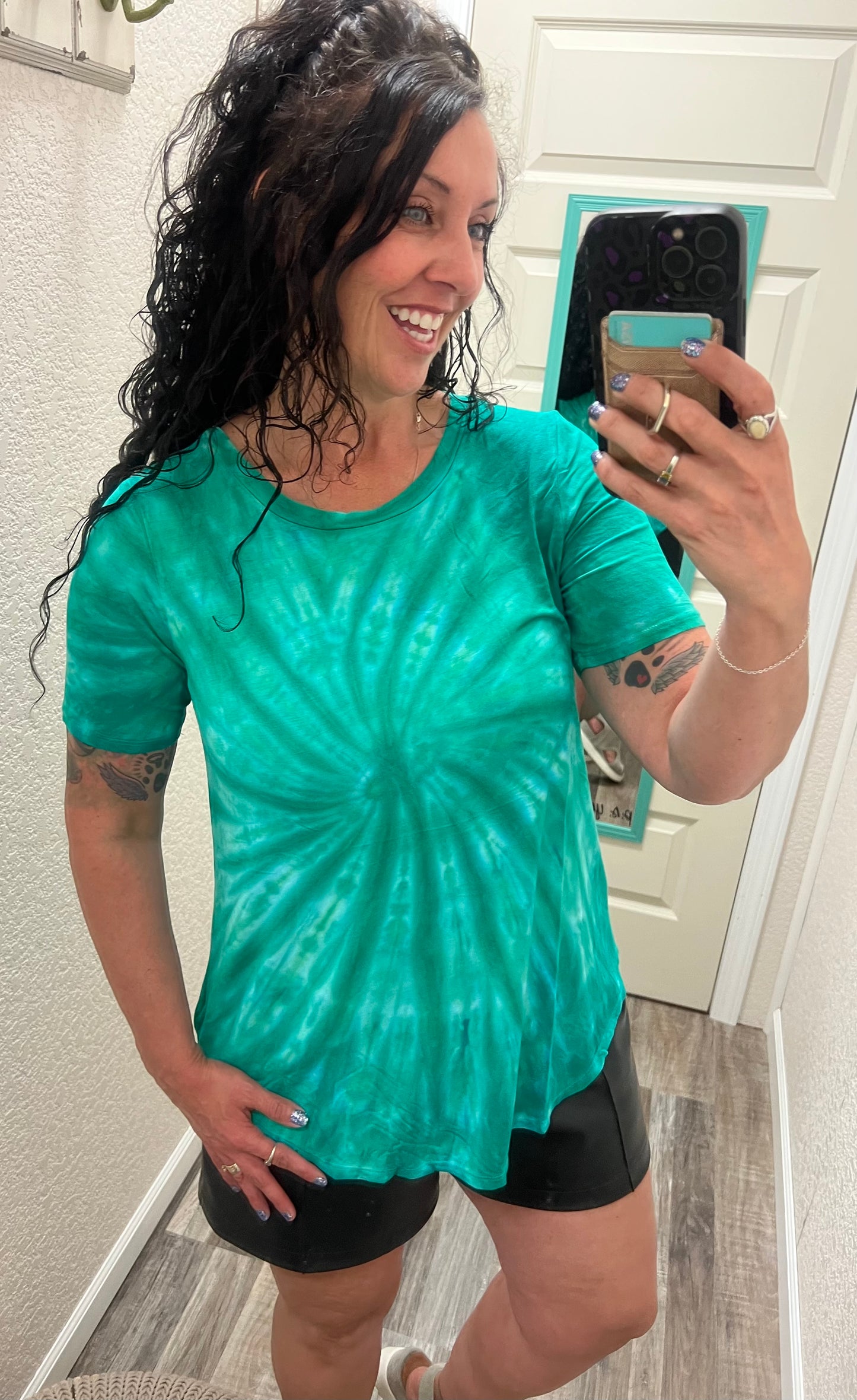 Gypsy - K Green - Tie Dye Top