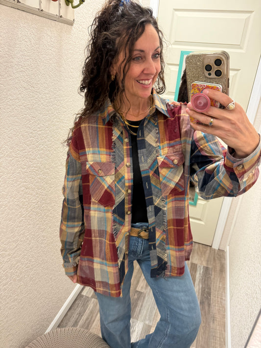 Shirley Flannel Button Down