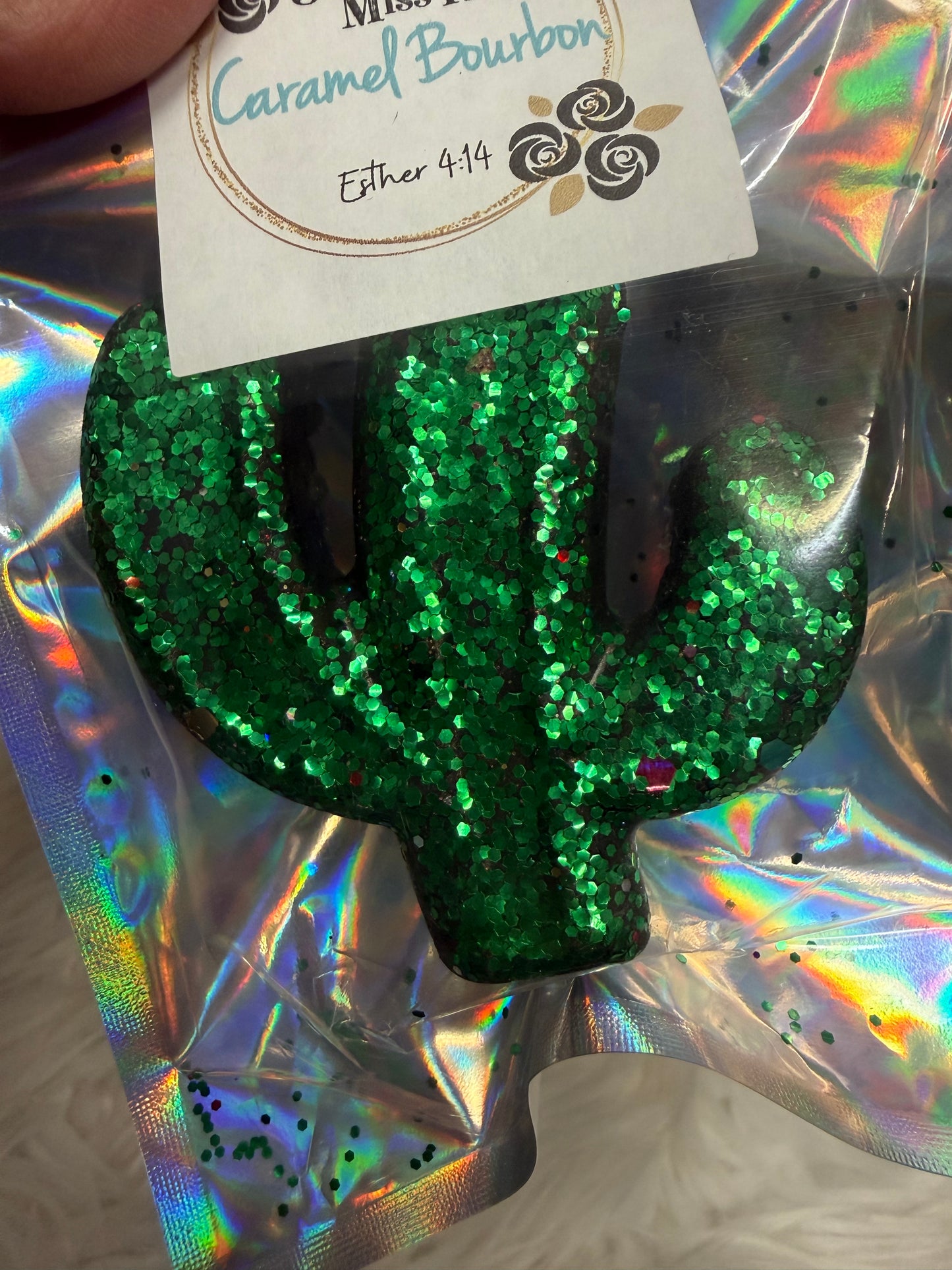 Caramel Bourbon Scented Vent Clip Freshie