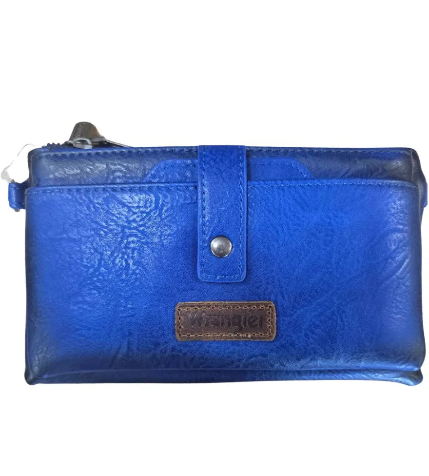 Wrangler Dual Zipper Crossbody Purse