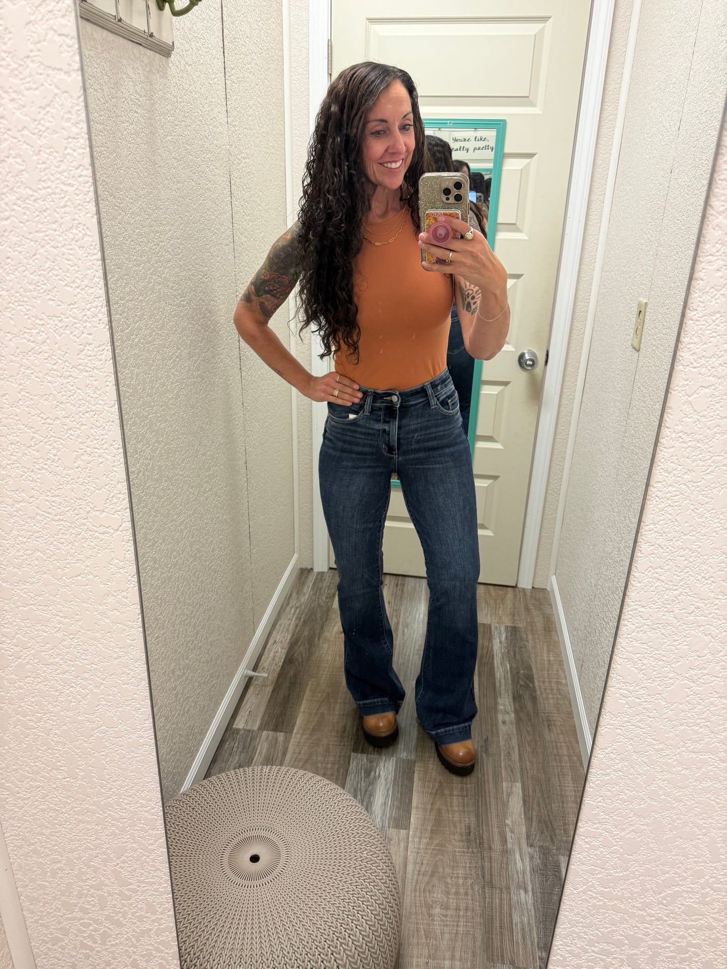 Simone Trouser Flare High Rise Judy Blue Jeans