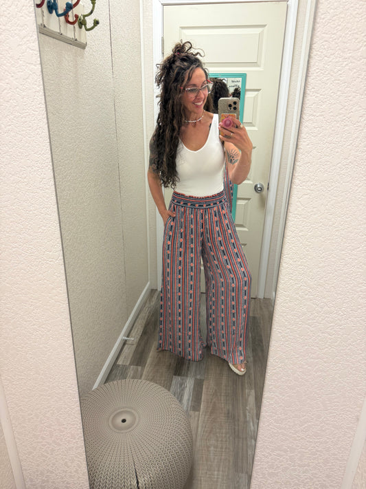 Red White & Bluetiful Wide Leg Pants