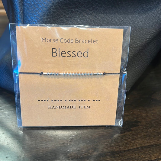 Morse Code Bracelet (Blessed)