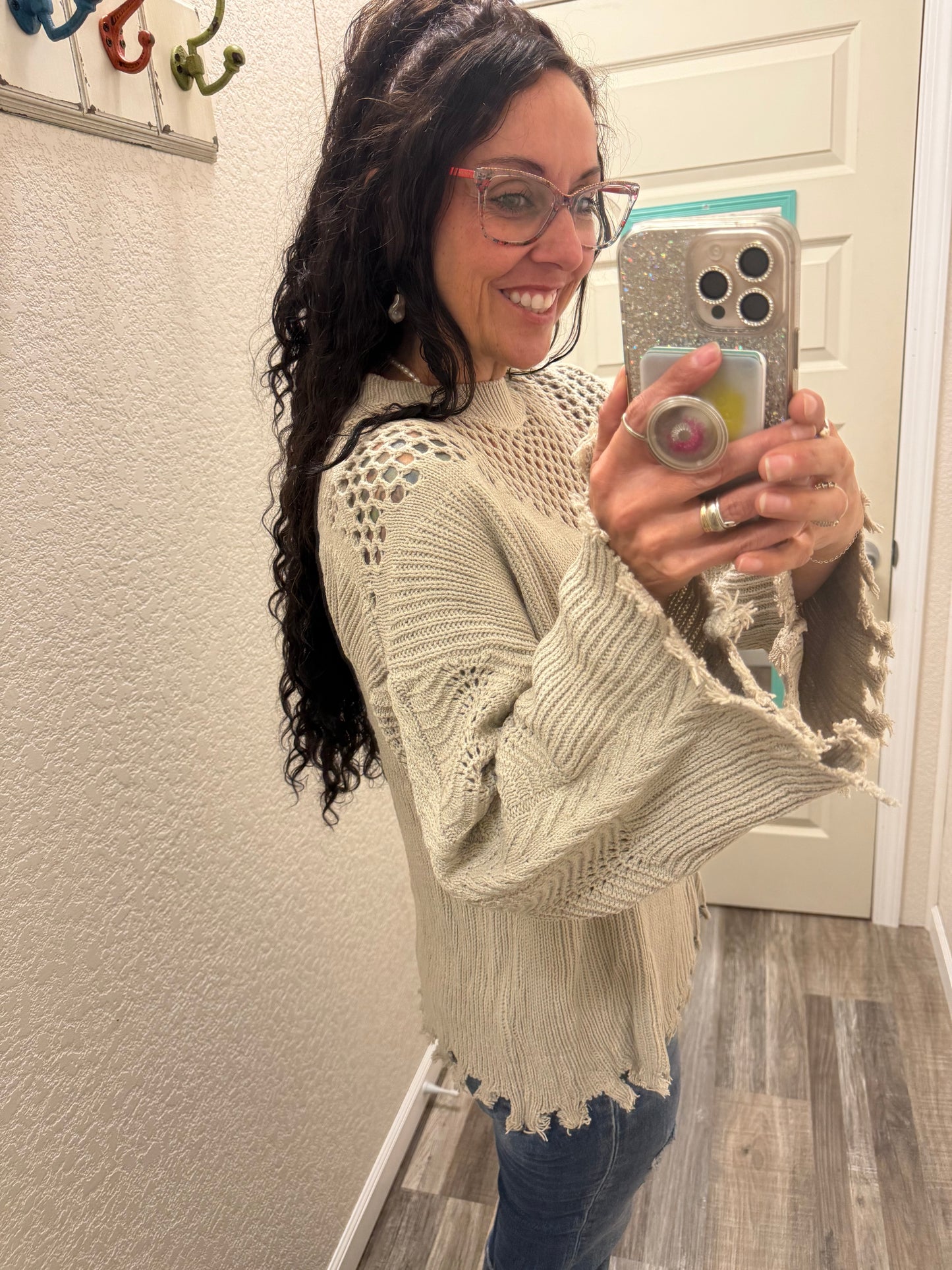 Myra Multi Textured Sweater