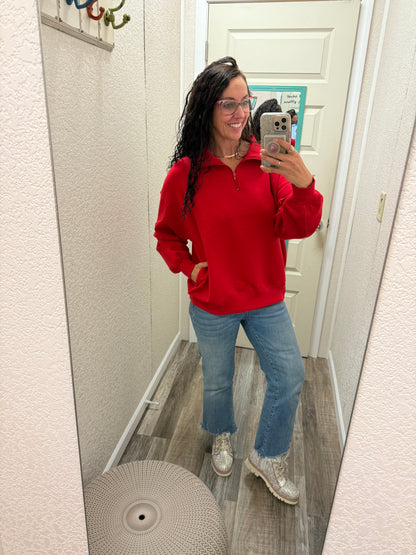 Sadie Scuba 1/2 Zip Pullover