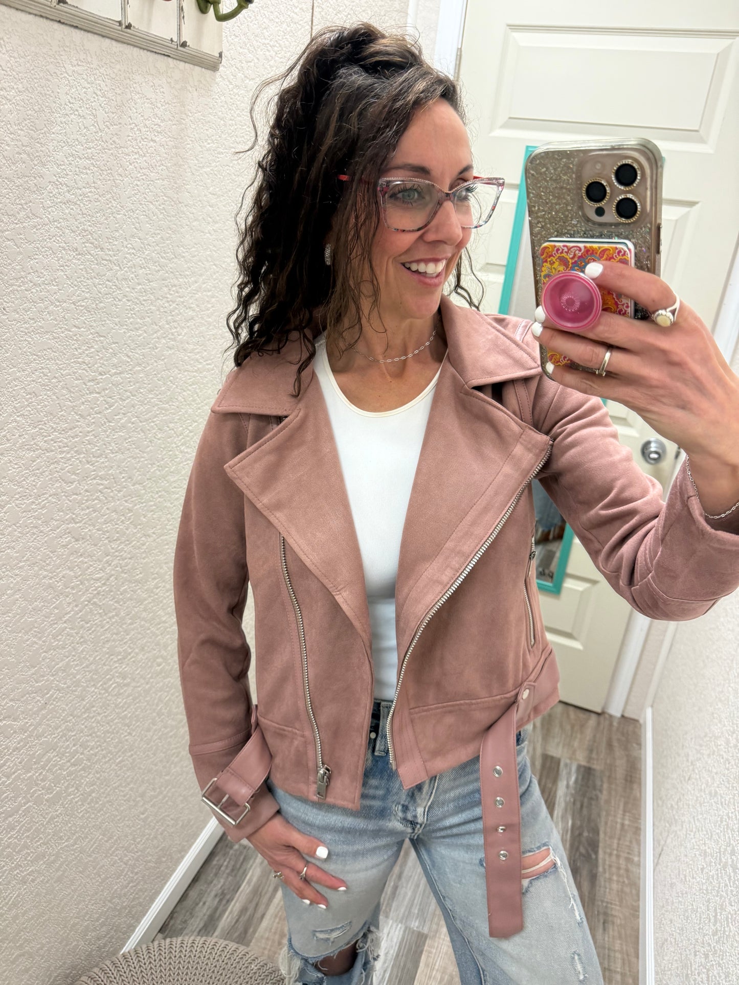 Belted Moto Jacket