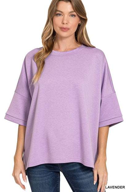 Three Quarters Sleeve Scrumptious Top