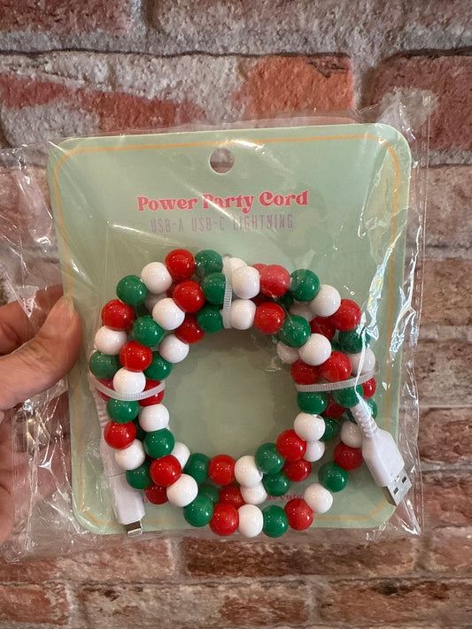 Christmas 3 in 1 Power Party Cord Charger