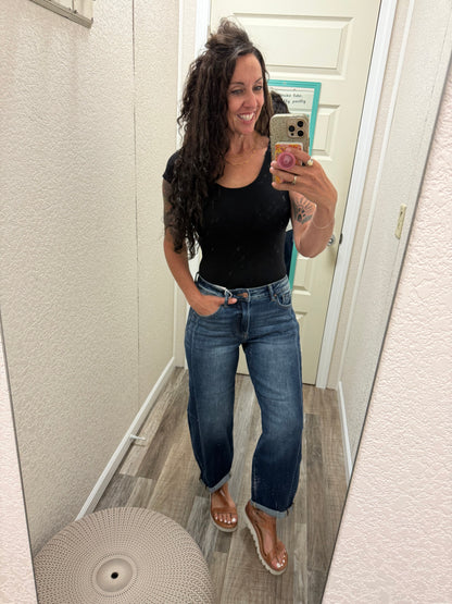 Betsy Barrel High Rise Risen Jeans