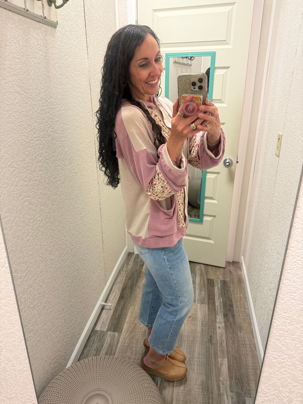 Hallie BUTTON DOWN Hoodie
