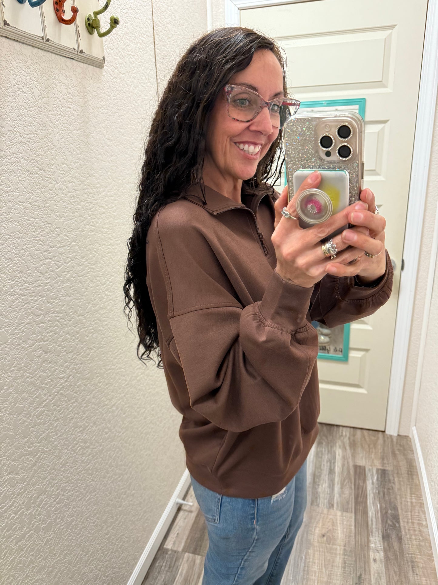 Sadie Scuba 1/2 Zip Pullover