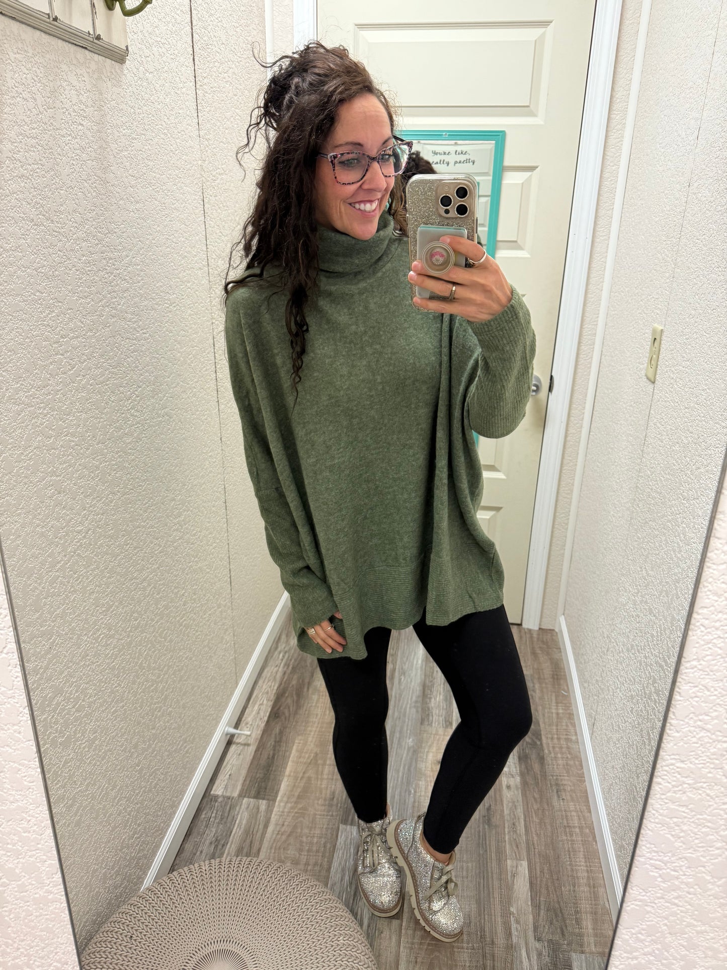 Fawn Hacci Turtleneck Sweater