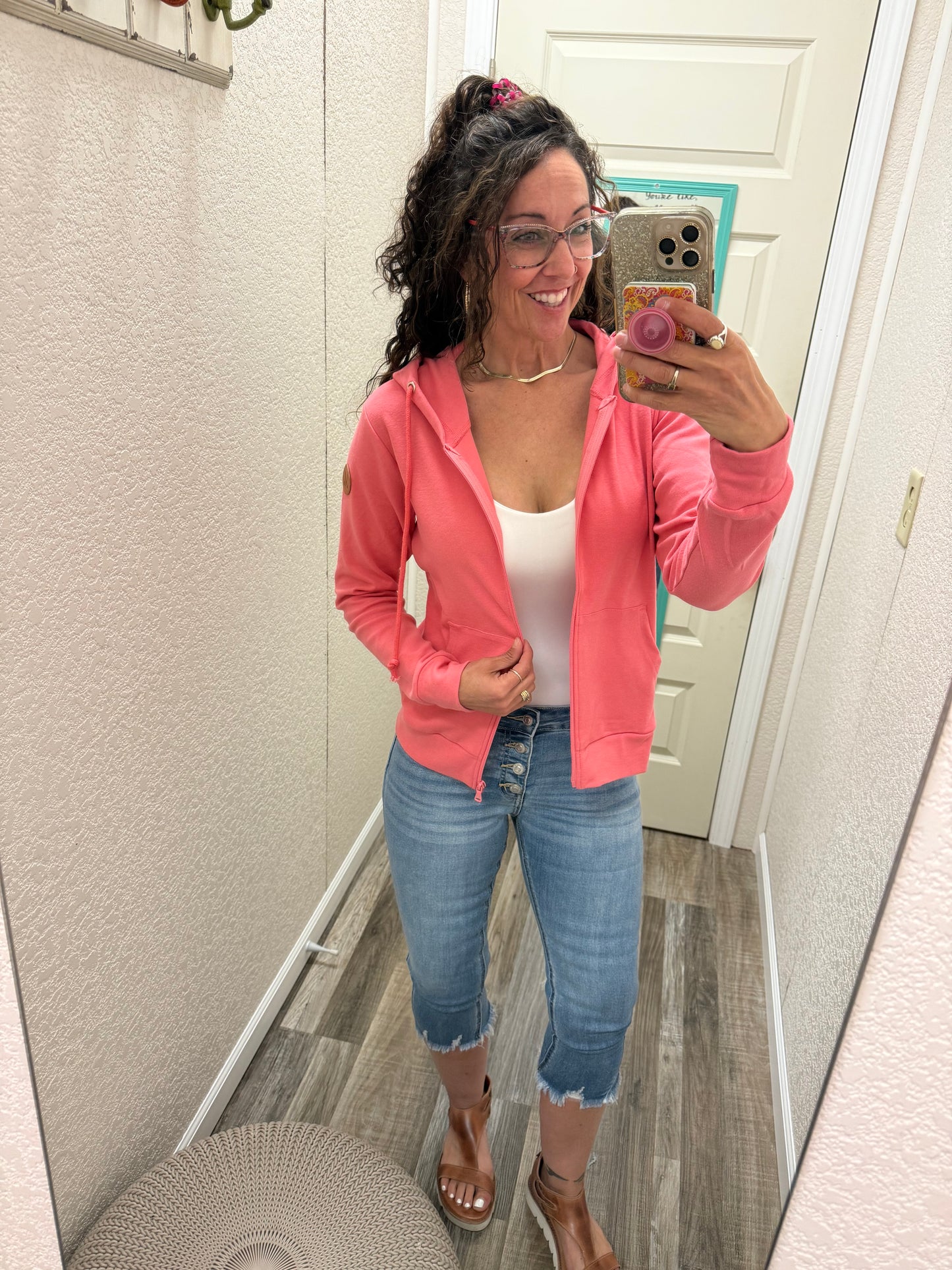 Fullzip Hoodie - Coral