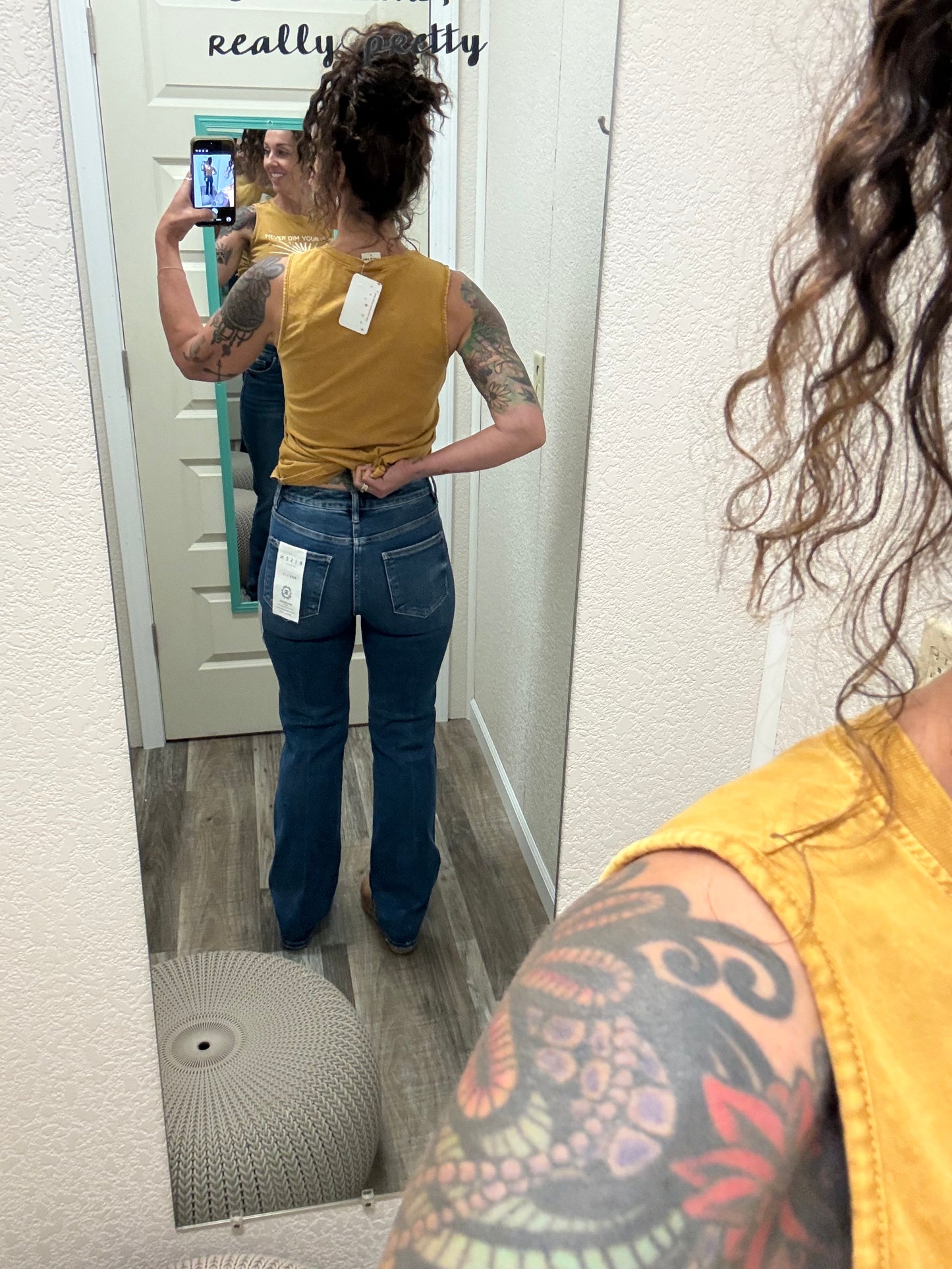 Felicity High Rise Tummy Control Straight Risen Jeans