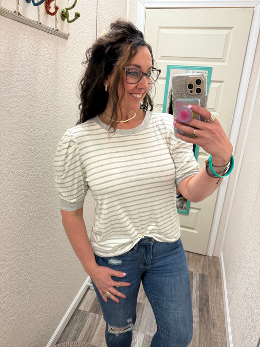 Skyler Striped Top