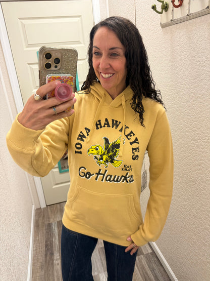 Iowa Hawkeyes Go Hawks Hoodie