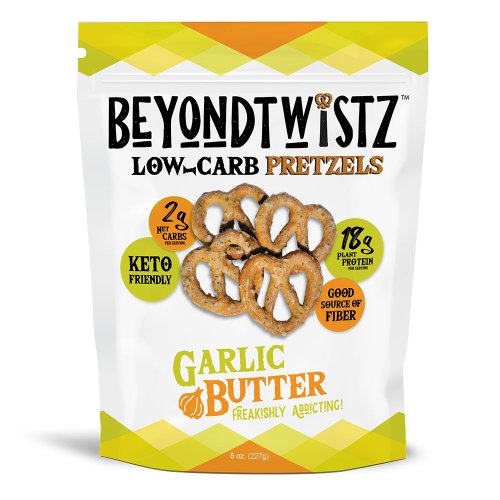 Low Carb Pretzels Garlic Butter