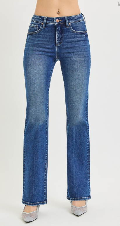 Felicity High Rise Tummy Control Straight Risen Jeans