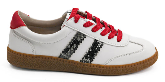 Heads Up - White with Snake Corkys