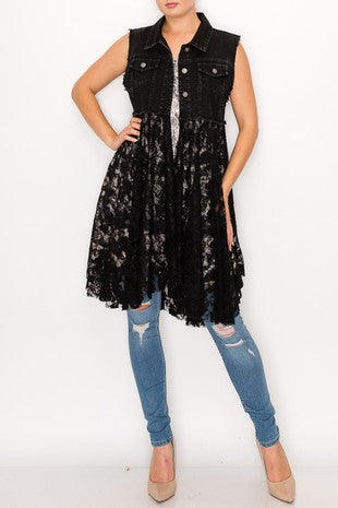 Black Lace - Showstopper Vest