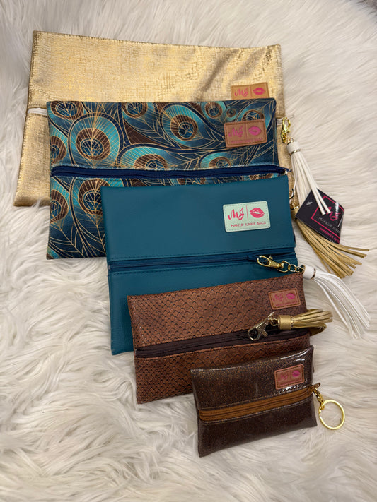 Makeup Junkie Bags Peacock Mixed Set