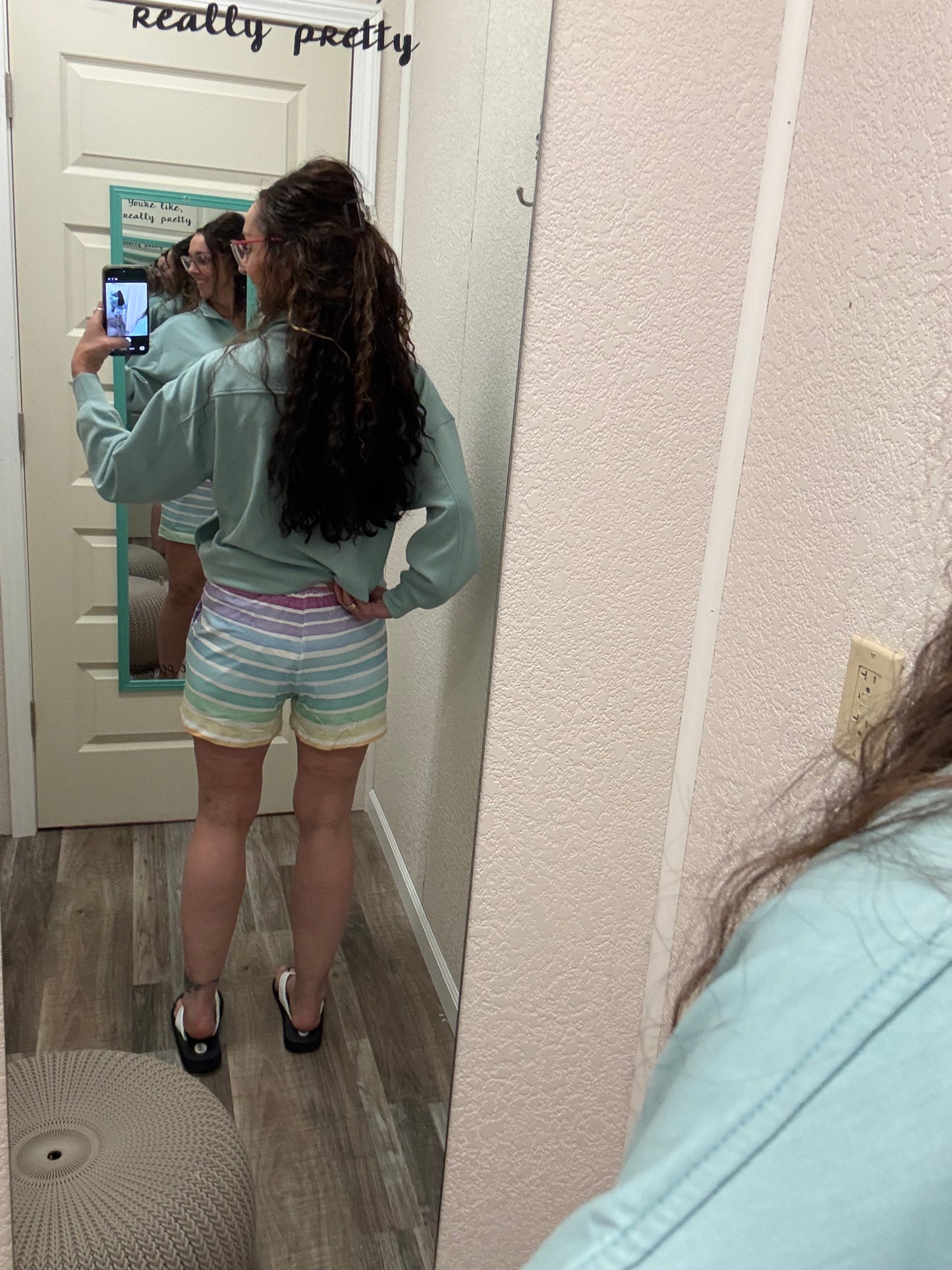 Jamie Shorts - Rainbow Stripes