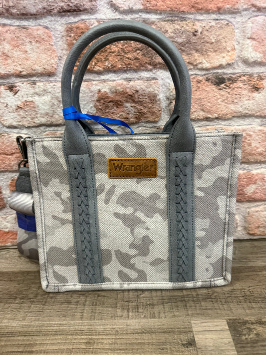 Wrangler Light Camo Crossbody Tote Bag