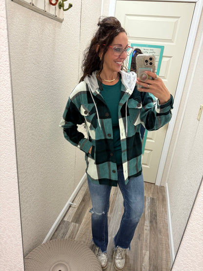 Shirley Fleece Plaid Shacket