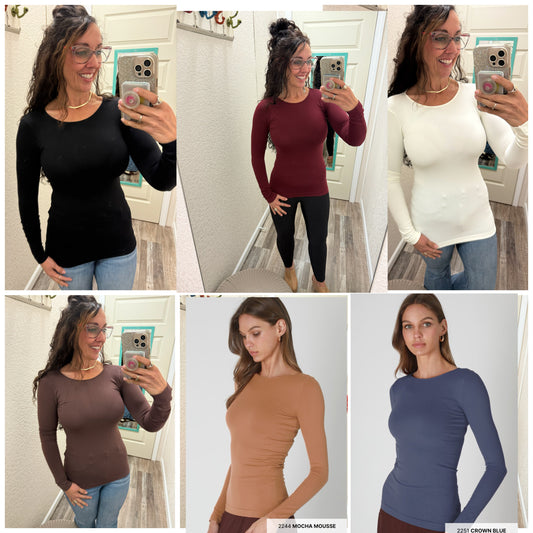 Trust Me Long Sleeve Top - One Size