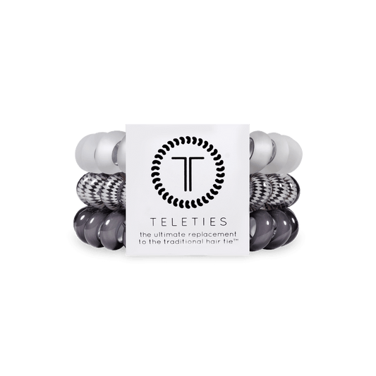Teleties Small Silver Flames