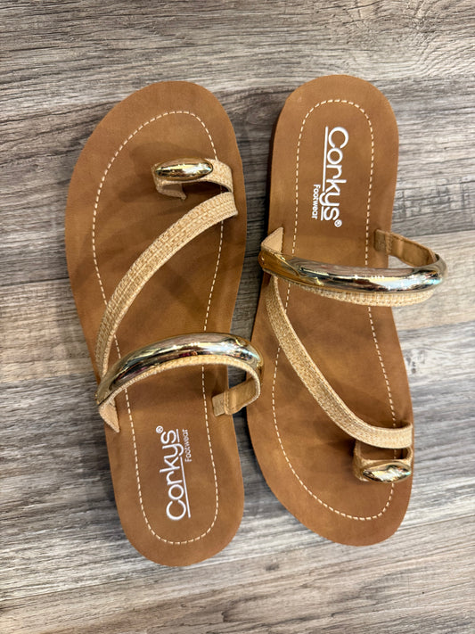 Hit The Strip Raffia - Corky’s Sandals