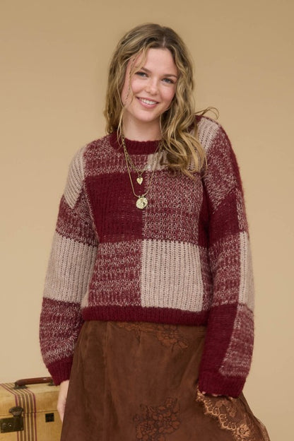 Lillian Plaid Sweater