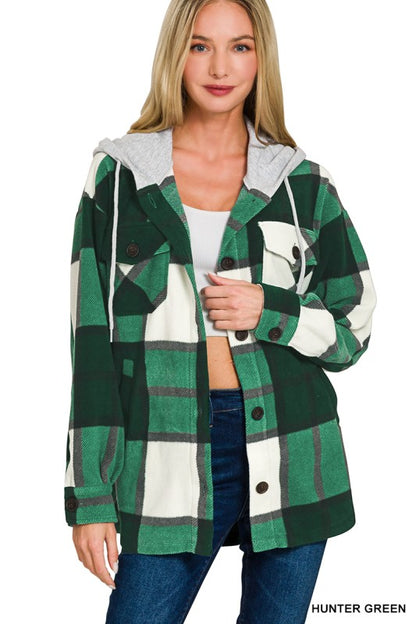 Shirley Fleece Plaid Shacket