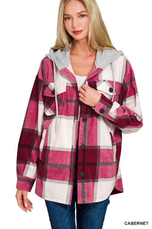 Shirley Fleece Plaid Shacket