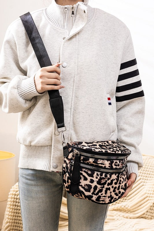 Double Zip Sling Bum Bag