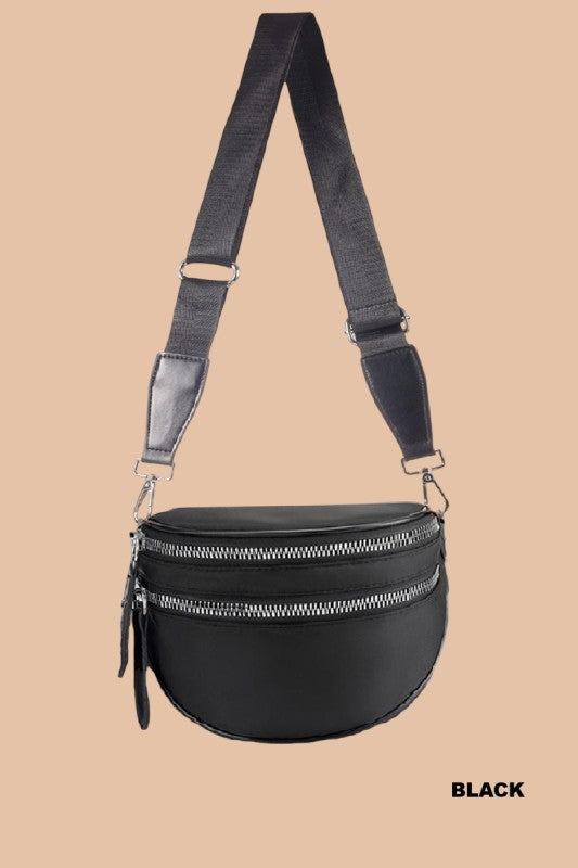 Double Zip Sling Bum Bag