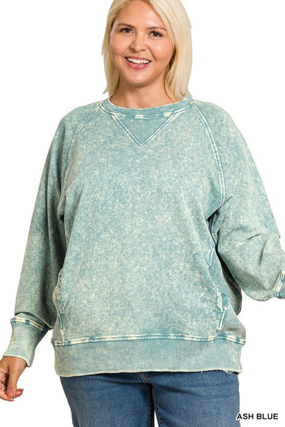 Donna Crewneck Sweatshirt With Pockets
