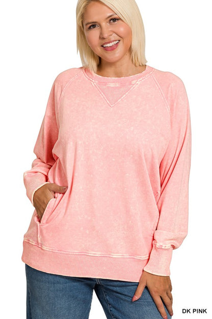 Donna Crewneck Sweatshirt With Pockets