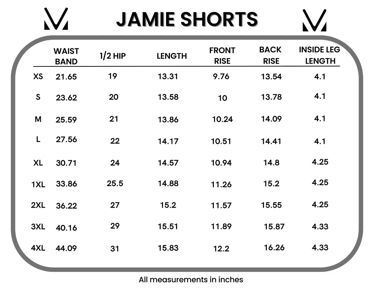 IN STOCK Jamie Shorts - Rainbow Stripes